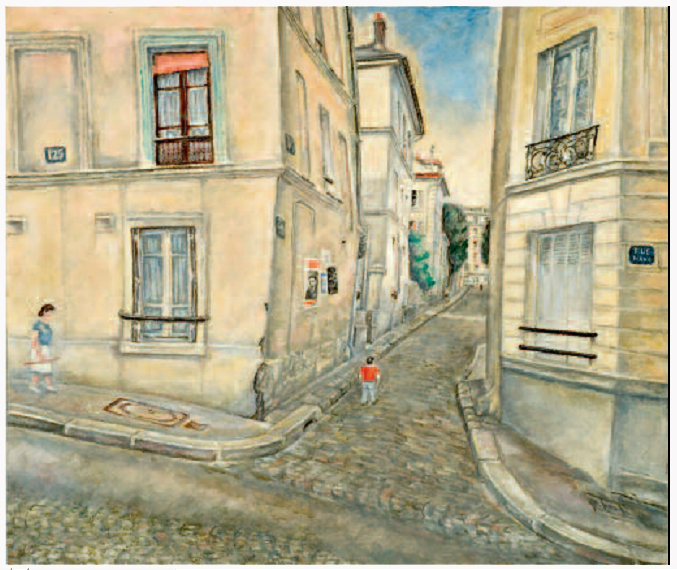 125 rue Haxo , peinture de Victorin Galière